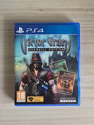 Victor Vran Overkill Edition PS4 PS5 игра като нова с всички DLC и 10 колекционерски карти