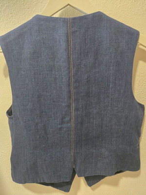 Massimo Dutti vest, blue, size L