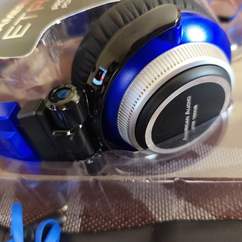 American Audio ETR 1000B professional DJ headphones like new, wired