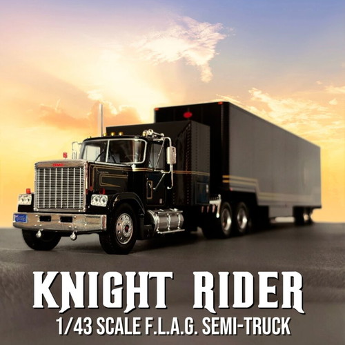 Knight Rider F.L.A.G. Unit GMC General Semi-Truck 1/43 scale