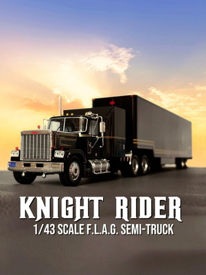 Knight Rider F.L.A.G. Unit GMC General Semi-Truck 1/43 scale