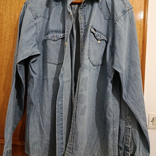 Denim men's shirt XXL used with bonus shirt