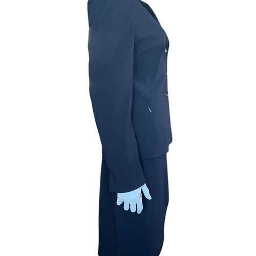 Akris Punto women's wool suit like new, size US10, blue