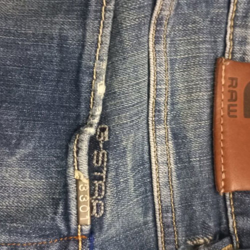 Men's jeans pants used, blue