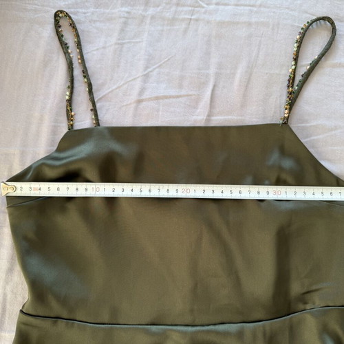 Zara khaki dress medium size like new