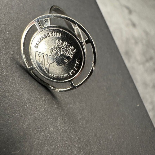 Queen Elizabeth stainless ring new handmade