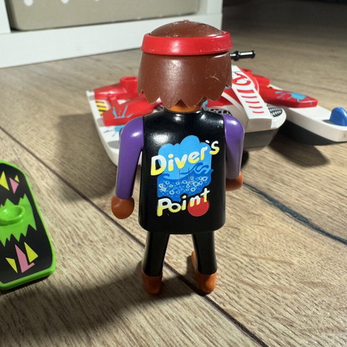 Playmobil Diver’s Point jet ski set used with diver figure and accessories