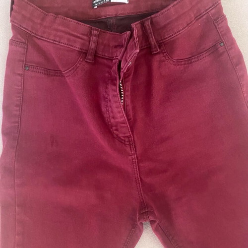 Stradivarius red jeans like new, size XL