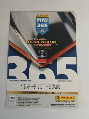 Panini FIFA 365 Fans' Favourite κάρτα Alessandro Bastoni
