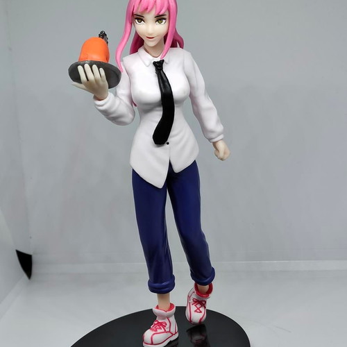 Makima figure Chainsaw Man 19cm like new with Pochita