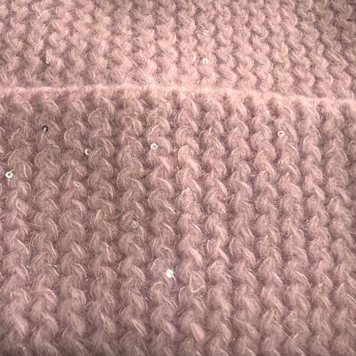 Pink hat new with embroidered beads