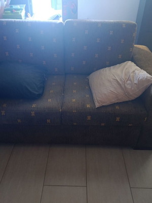 Sofa set used, three-seater and two-seater in good condition