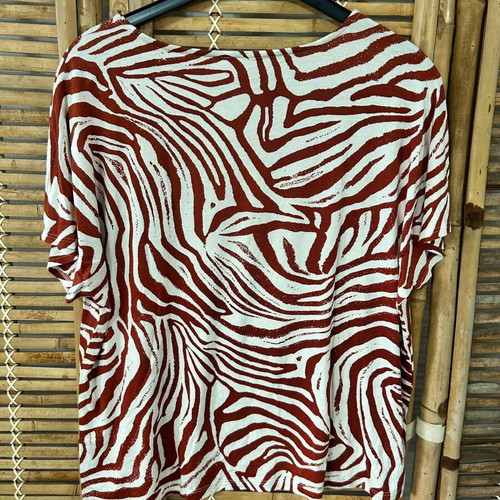 Encuentro Abstract Print T-Shirt, size M/L