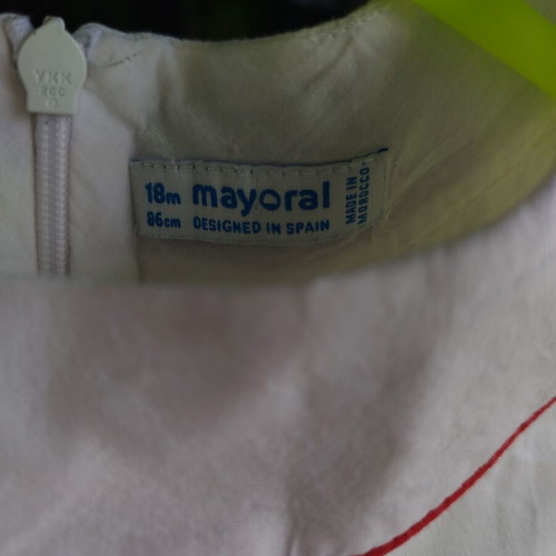 Mayoral baby dresses like new, winter and summer sizes