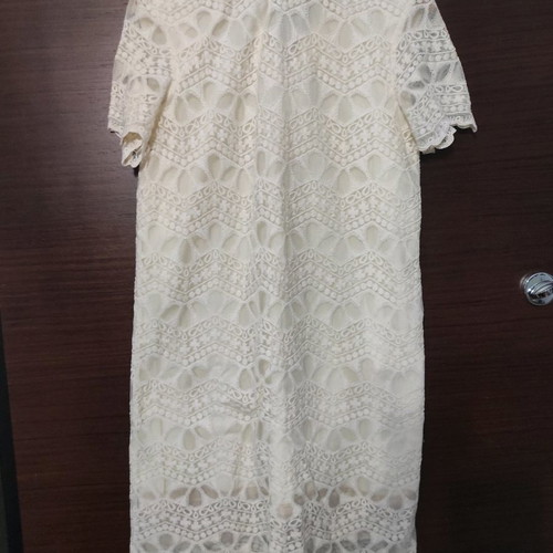Zara dress used, beige, size M