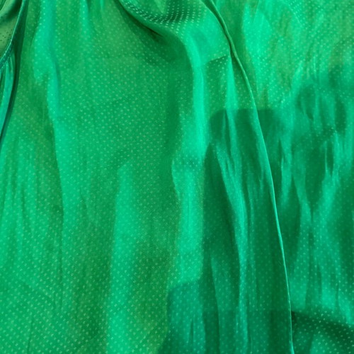 Zara green polka dot blouse like new, size S