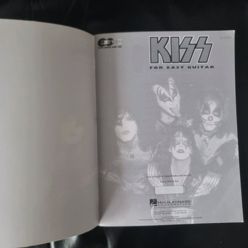 KISS For Easy Guitar Sheet Music like new