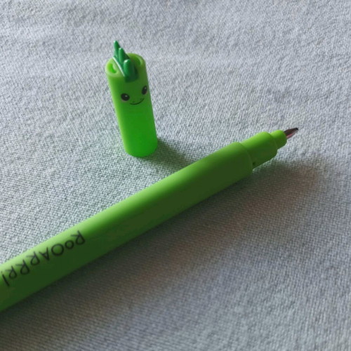 Legami Dino Gel Pen Green, New, Erasable 0.7 mm