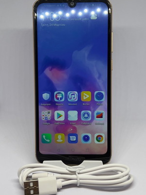 Huawei Y6 2019 μεταχειρισμένο με μικρό ράγισμα, καφέ, 32GB