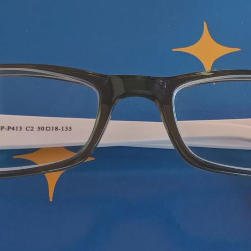 D&P Eyeglass Frame like new, green and beige