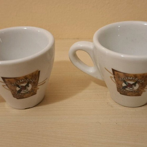 Loumidis Greek Coffee Cups set of 2 used
