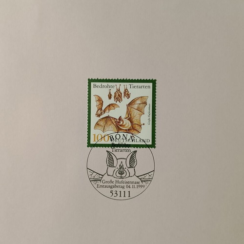 German stamps 1999 first day cover Bonn, unsealed block