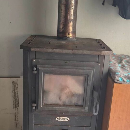 Wood Stove used, heats up to 50sqm