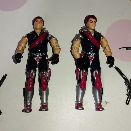 G.I.JOE Tomax & Xamot (v1) 1985 used figures with accessories
