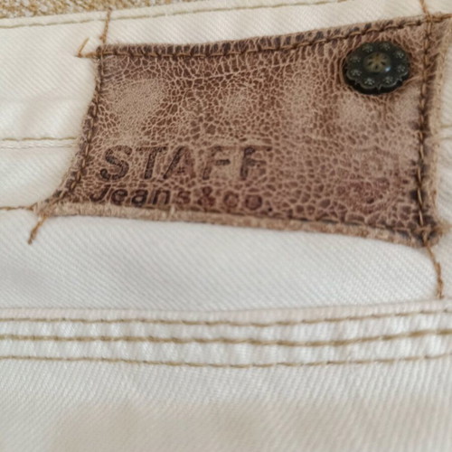 Staff women's jean pants like new, beige, size 29