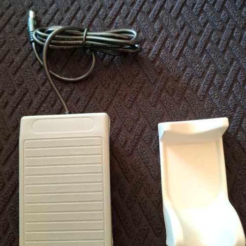 Wheel pedal and straight base new from nail drill