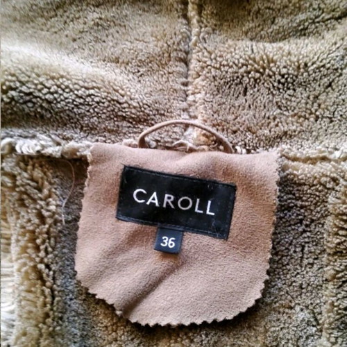 Caroll women's coat natural leather used