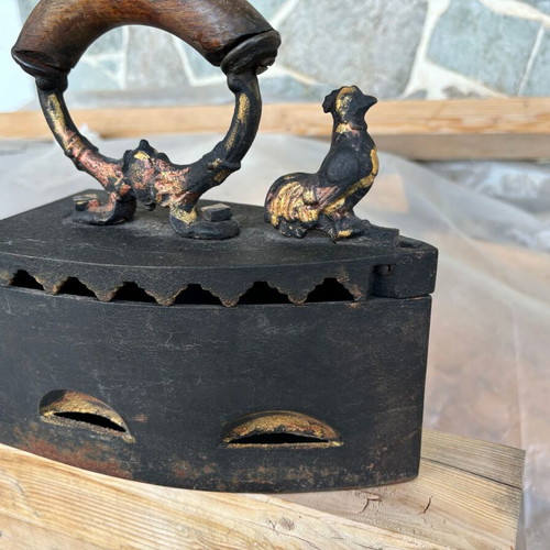 Charcoal iron antique for decoration, like new