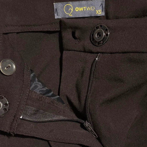 Brown 3/4 pants with detachable belt XS like new
