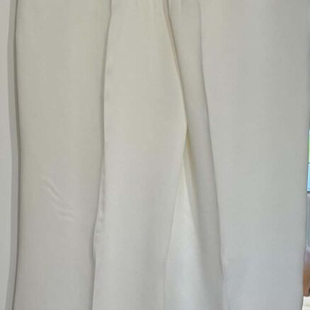 Massimo Dutti Studio white pants new with tags