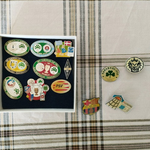 Collectible pins Panathinaikos, Olympic Games and other teams like new