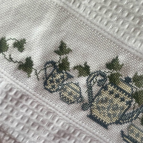 Kitchen towel new hand embroidered