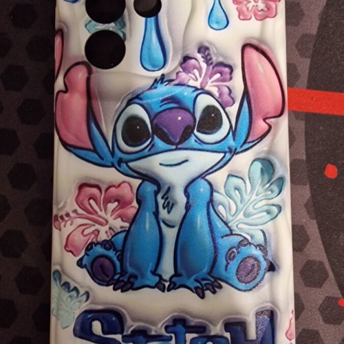 Samsung S22 Ultra phone cases pack of 4 with Stitch design, one used red TPU