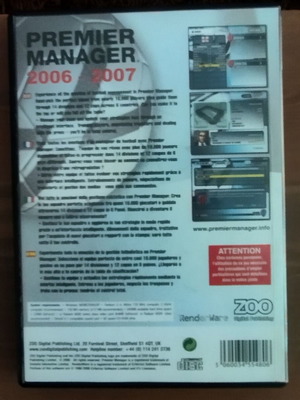 Premier Manager 2006-2007 PC used