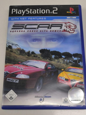 SCAR Squadra Corse Alpha Romeo PlayStation 2 like new