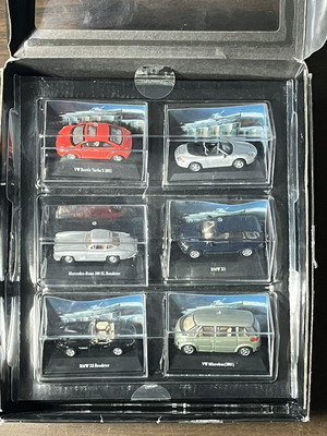TCM Model Car Set like new, 6 metal collectible cars