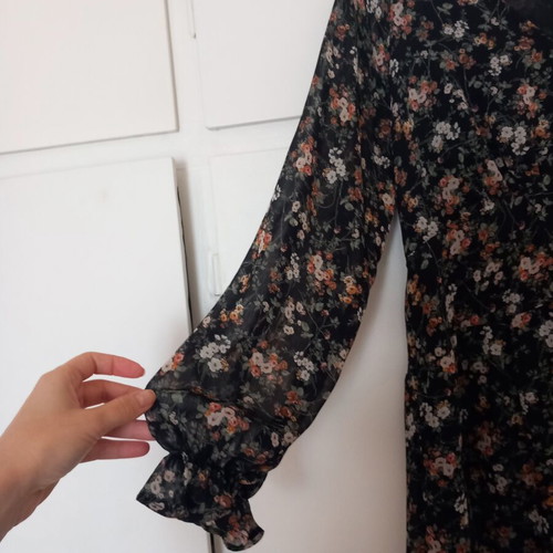 Mango dress like new with transparent sleeves, above knee length