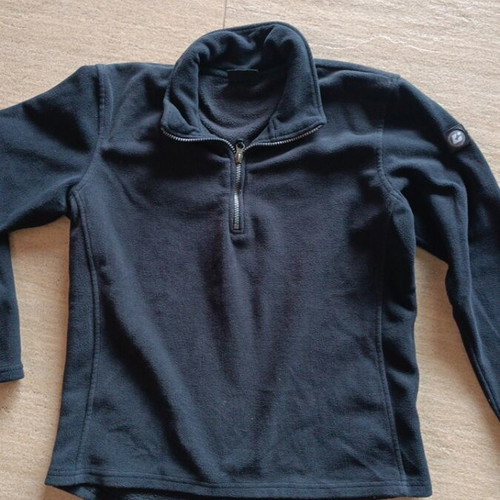 Killtec fleece shirt like new, black, for 12-13 years old
