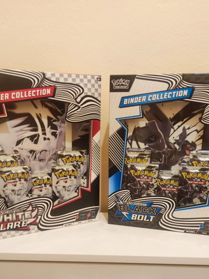 Pokémon Black Bolt και White Flare Binder Collections καινούργια σετ