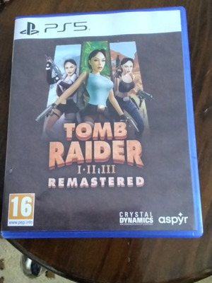 Tomb Raider Remastered PlayStation 5 μεταχειρισμένο, τριλογία