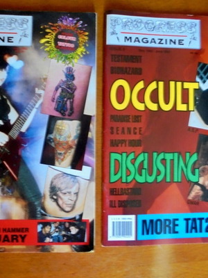 Progress Magazine used, issues 4 and 5, metal and tattoo