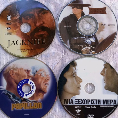 DVD pack of 35 old movies used with subtitles