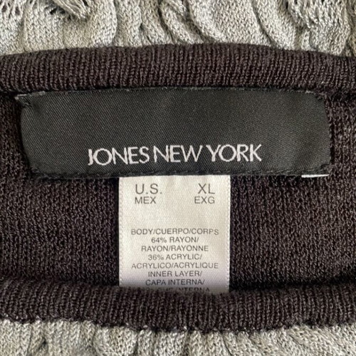 Women's blouse like new, size XL, black and grey