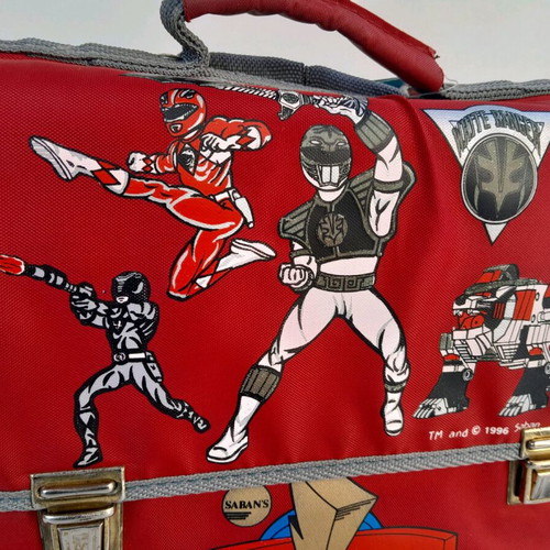 Power Rangers 1996 Paxos school bag new in excellent condition