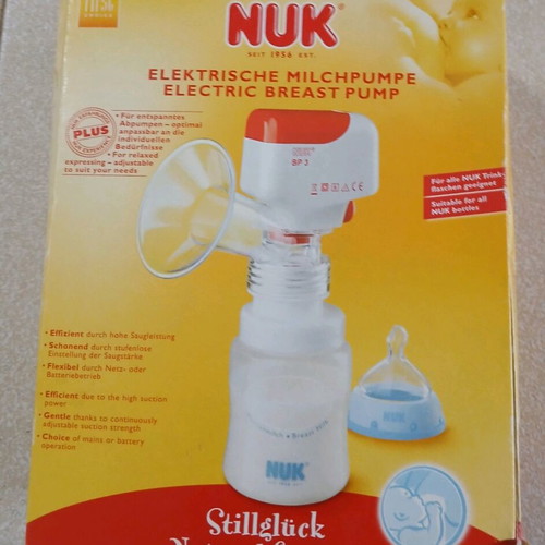 Chicco baby carrier and Nuk breast pump used