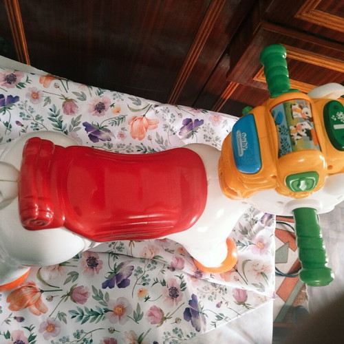Baby Clementoni Lakis Alogakis educational rocking horse used